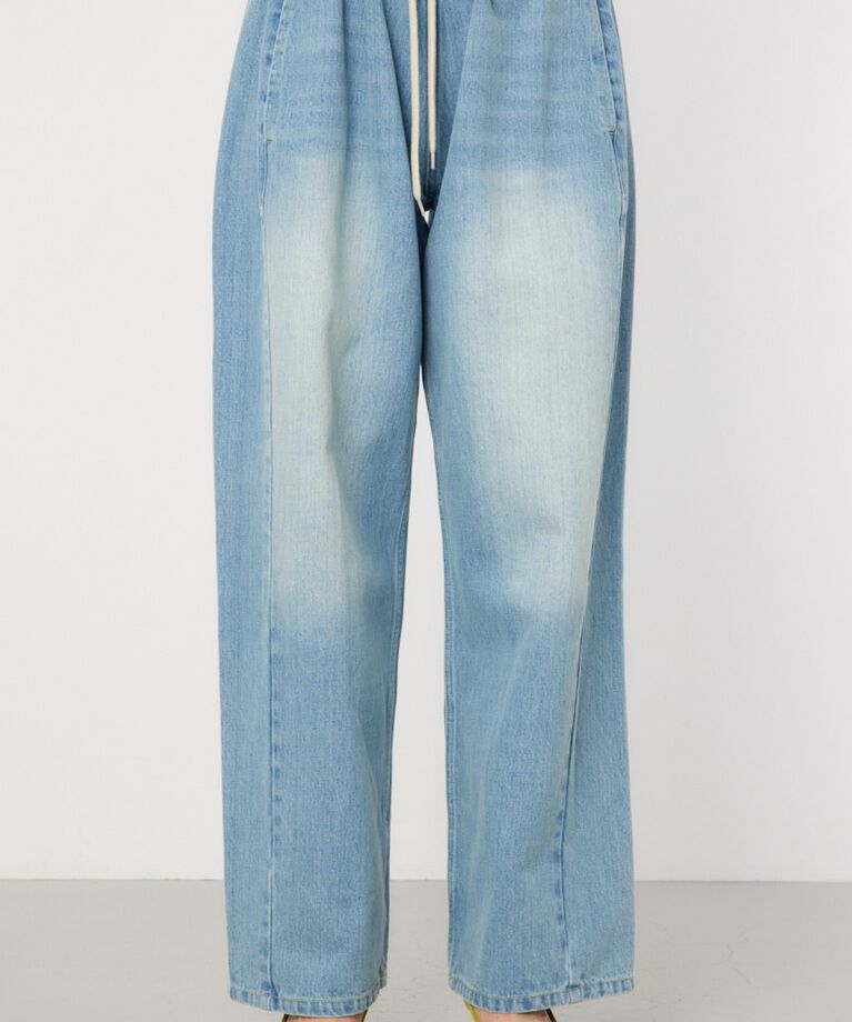 RODEO CROWNS「SQUEEZE DENIM WIDE PT」|デニム|
