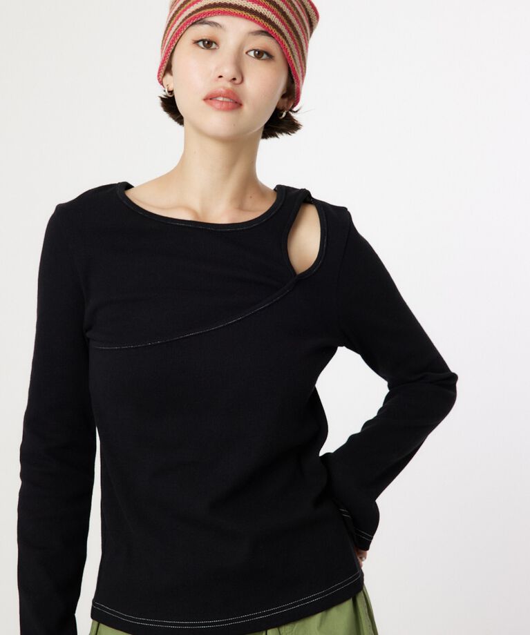 RODEO CROWNS「レイヤードライクトップス」|Tシャツ・カットソー|BLK