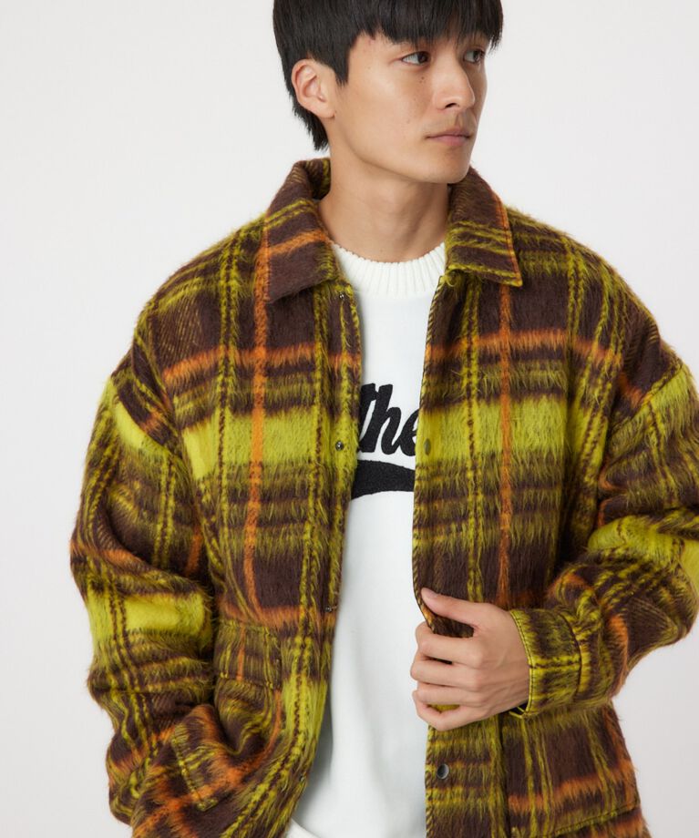 RODEO CROWNS「shaggy check ジャケット」|その他|YEL
