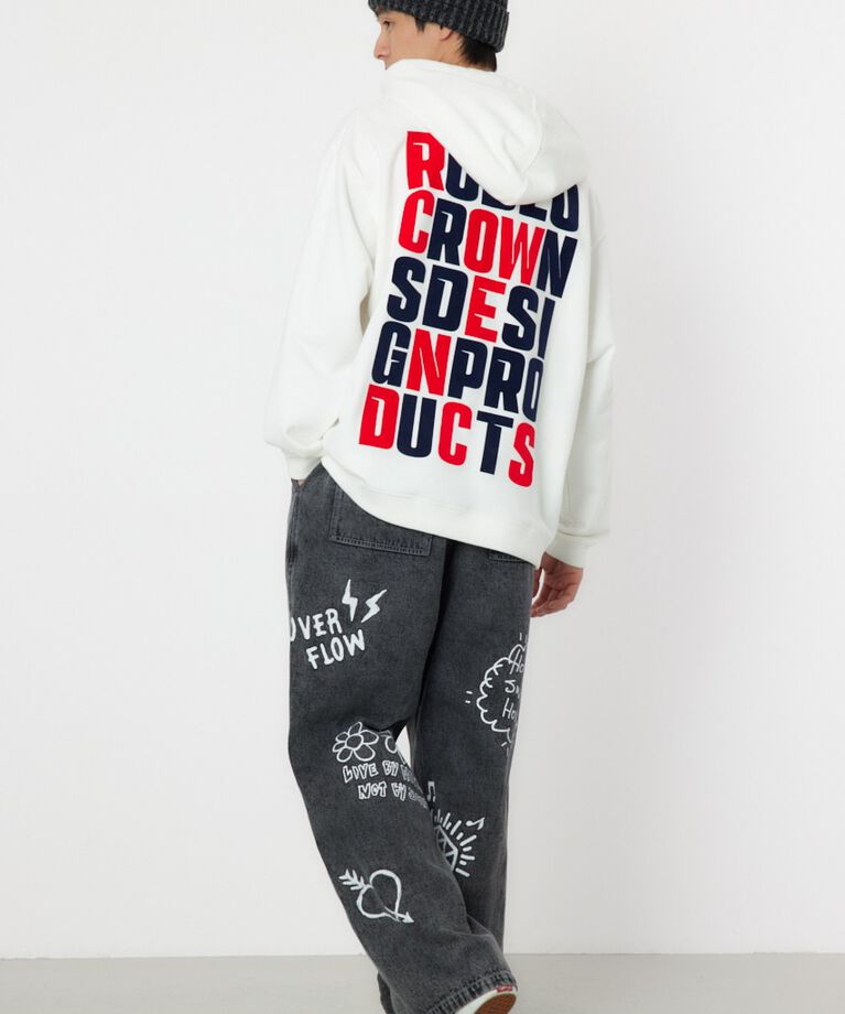 RODEO CROWNS「フロッキーバックロゴパーカー」|パーカー|