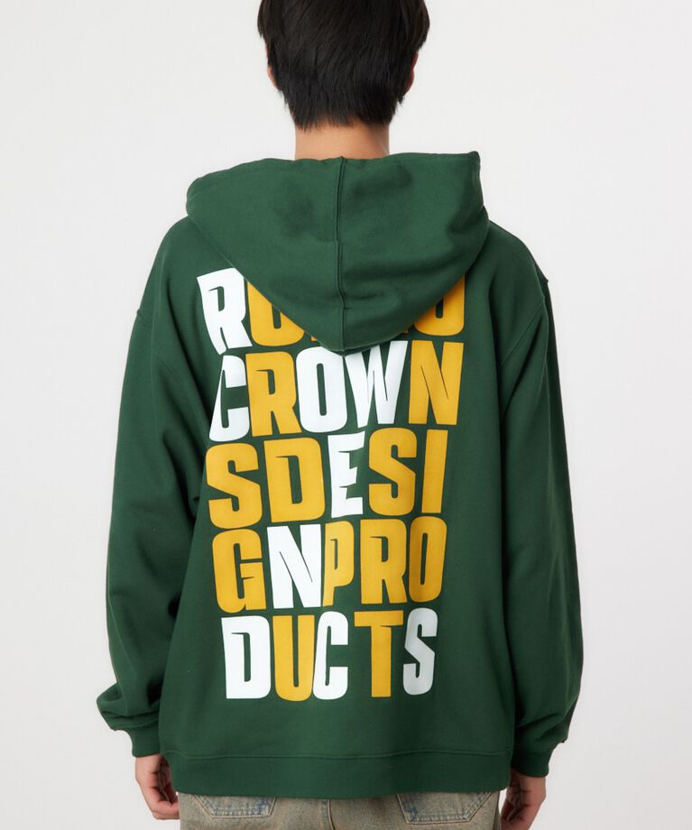 RODEO CROWNS「フロッキーバックロゴパーカー」|パーカー|