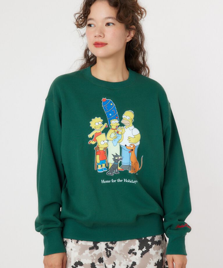 RODEO CROWNS「(THE SIMPSONS)Xmasスウェットトップス」|パーカー|