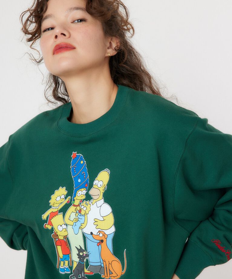 RODEO CROWNS「(THE SIMPSONS)Xmasスウェットトップス」|パーカー|