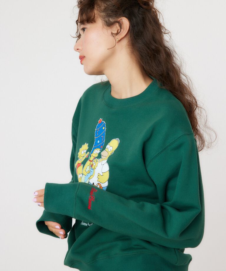RODEO CROWNS「(THE SIMPSONS)Xmasスウェットトップス」|パーカー|
