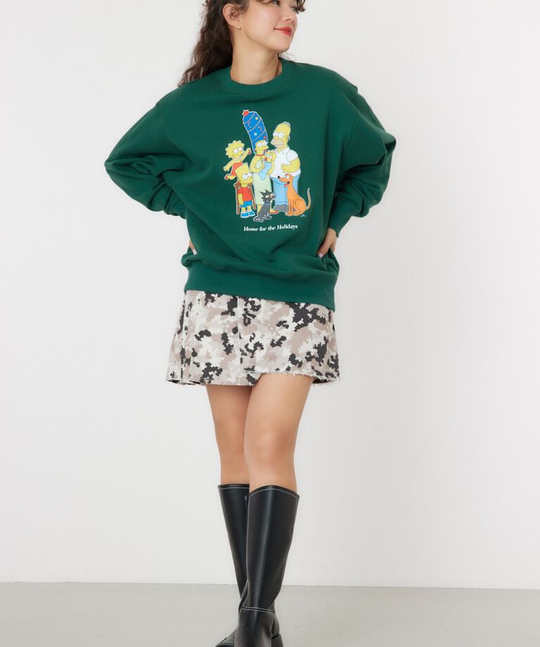 RODEO CROWNS「(THE SIMPSONS)Xmasスウェットトップス」|パーカー|