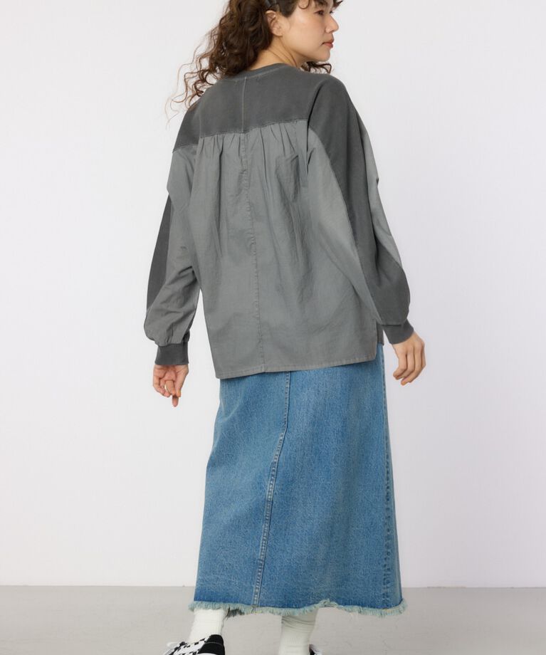 RODEO CROWNS「ピグメントバック切替トップス」|Tシャツ・カットソー|