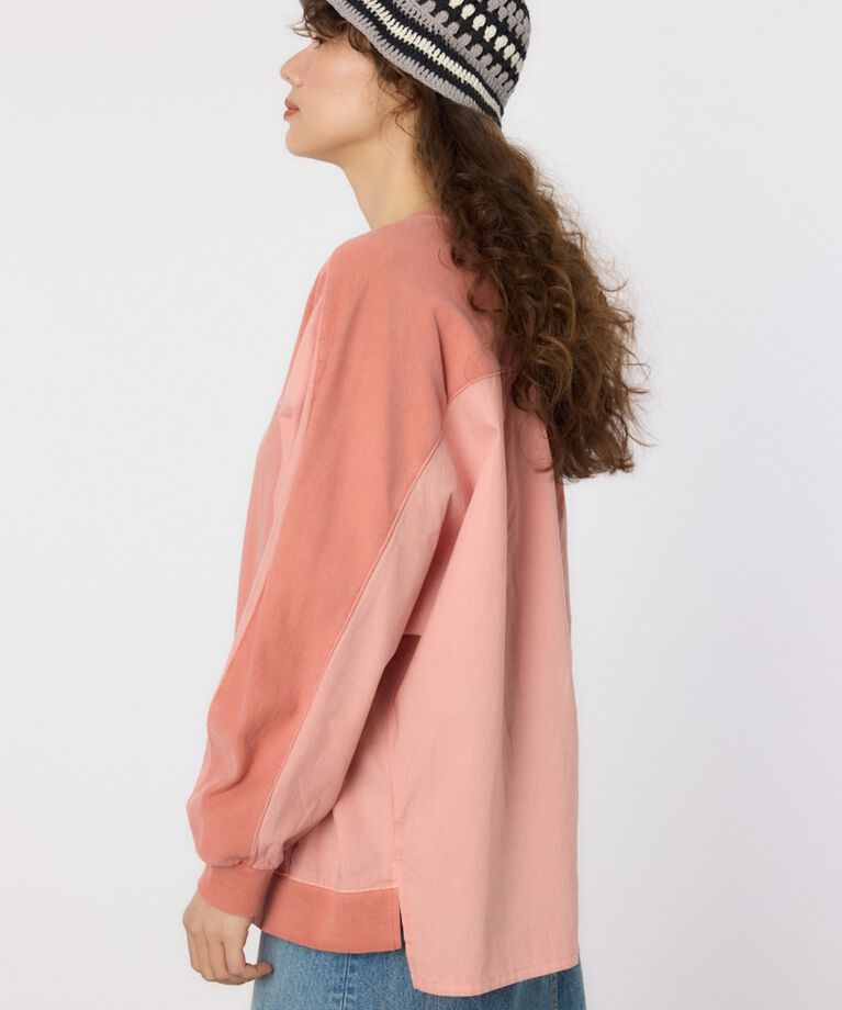 RODEO CROWNS「ピグメントバック切替トップス」|Tシャツ・カットソー|