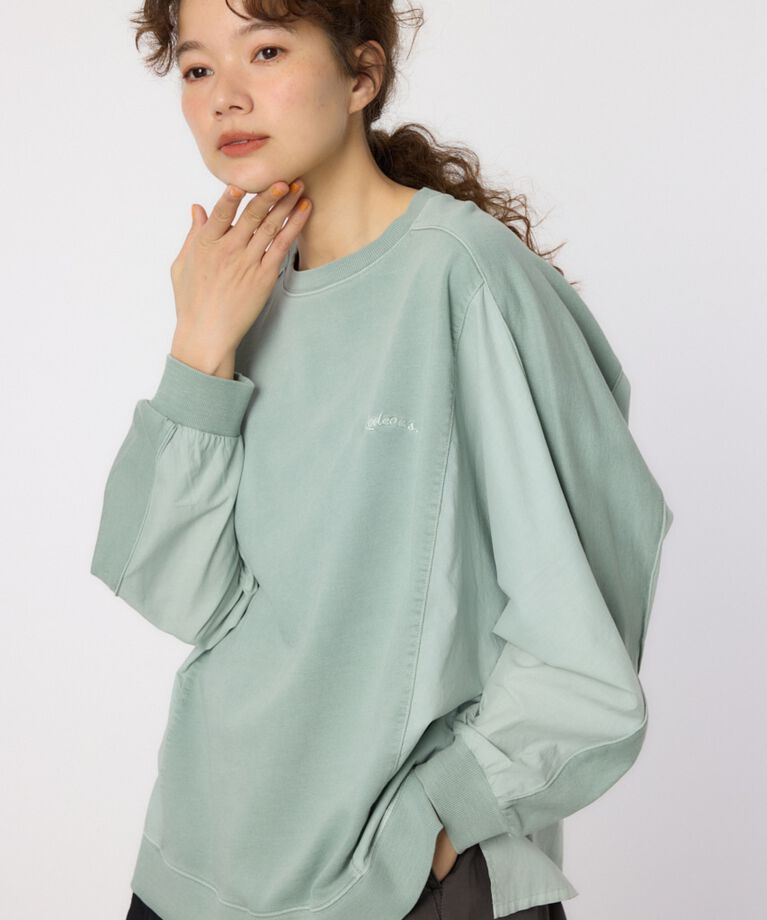 RODEO CROWNS「ピグメントバック切替トップス」|Tシャツ・カットソー|D/SAX3
