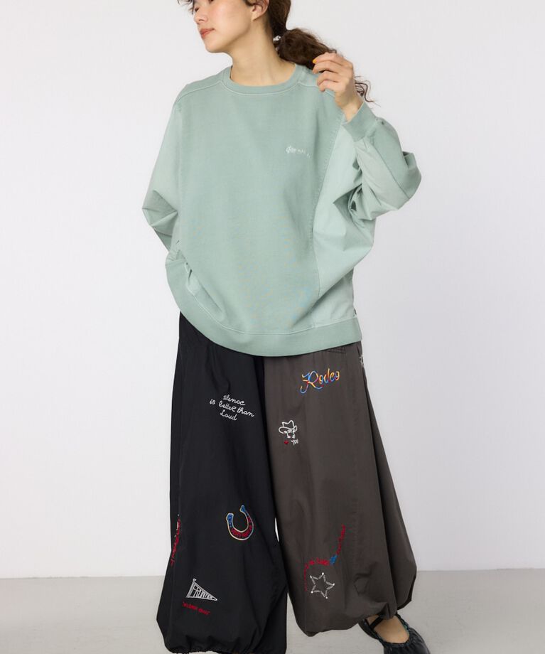 RODEO CROWNS「ピグメントバック切替トップス」|Tシャツ・カットソー|