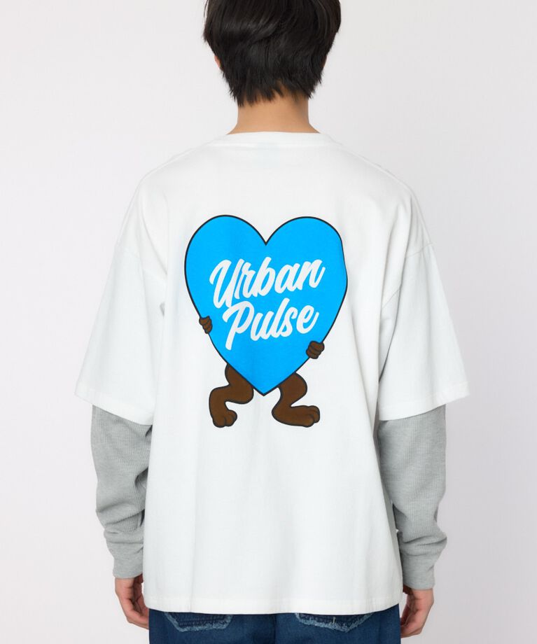 RODEO CROWNS「ハートパネルレイヤードロングスリーブTシャツ」|Tシャツ・カットソー|