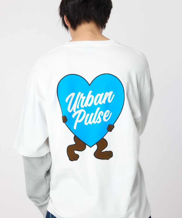 RODEO CROWNS「ハートパネルレイヤードロングスリーブTシャツ」|Tシャツ・カットソー|