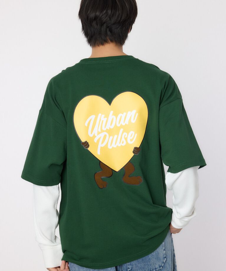 RODEO CROWNS「ハートパネルレイヤードロングスリーブTシャツ」|Tシャツ・カットソー|
