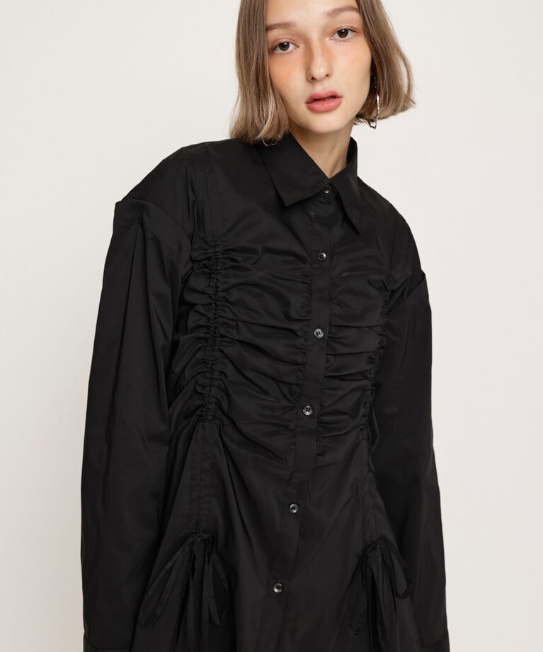 SLY「OPEN SHOULDER DROST シャツ」|シャツ・ブラウス|