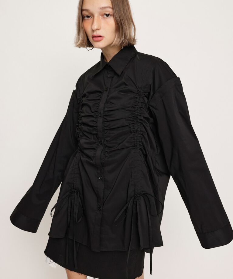 SLY「OPEN SHOULDER DROST シャツ」|シャツ・ブラウス|