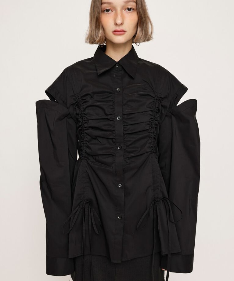 SLY「OPEN SHOULDER DROST シャツ」|シャツ・ブラウス|