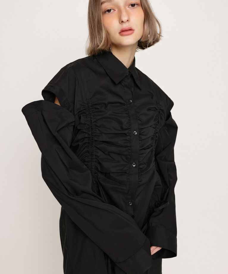 SLY「OPEN SHOULDER DROST シャツ」|シャツ・ブラウス|