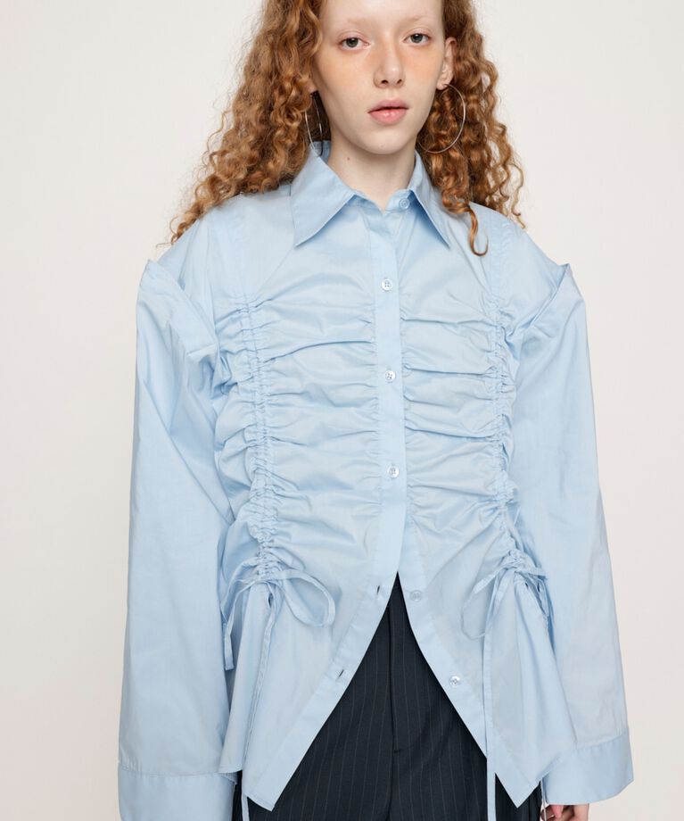 SLY「OPEN SHOULDER DROST シャツ」|シャツ・ブラウス|
