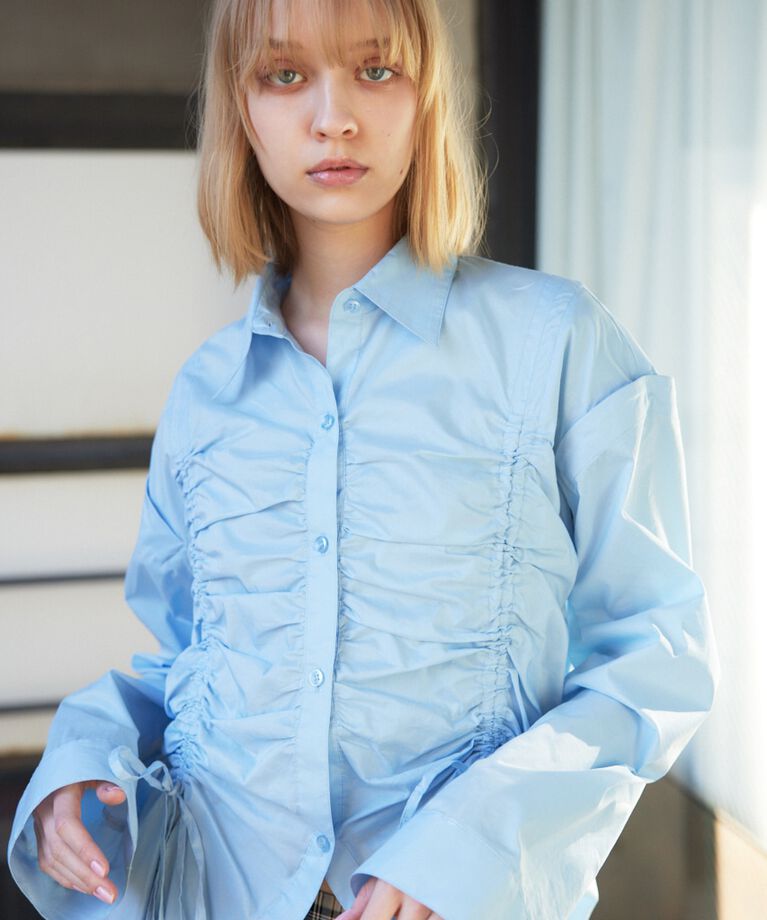 SLY「OPEN SHOULDER DROST シャツ」|シャツ・ブラウス|
