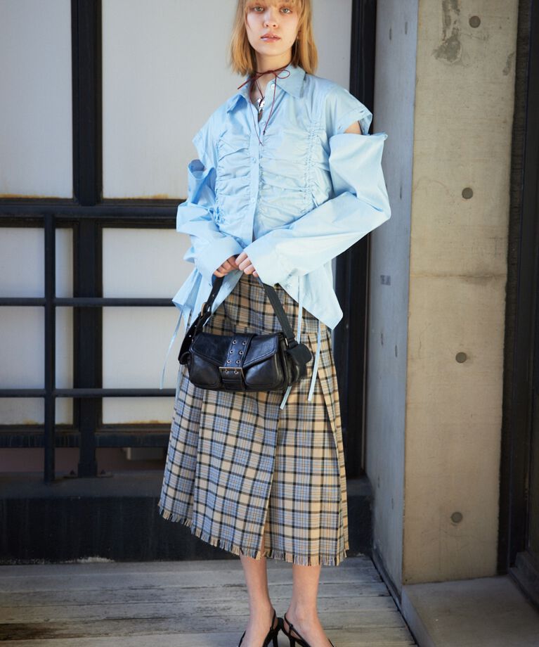 SLY「OPEN SHOULDER DROST シャツ」|シャツ・ブラウス|
