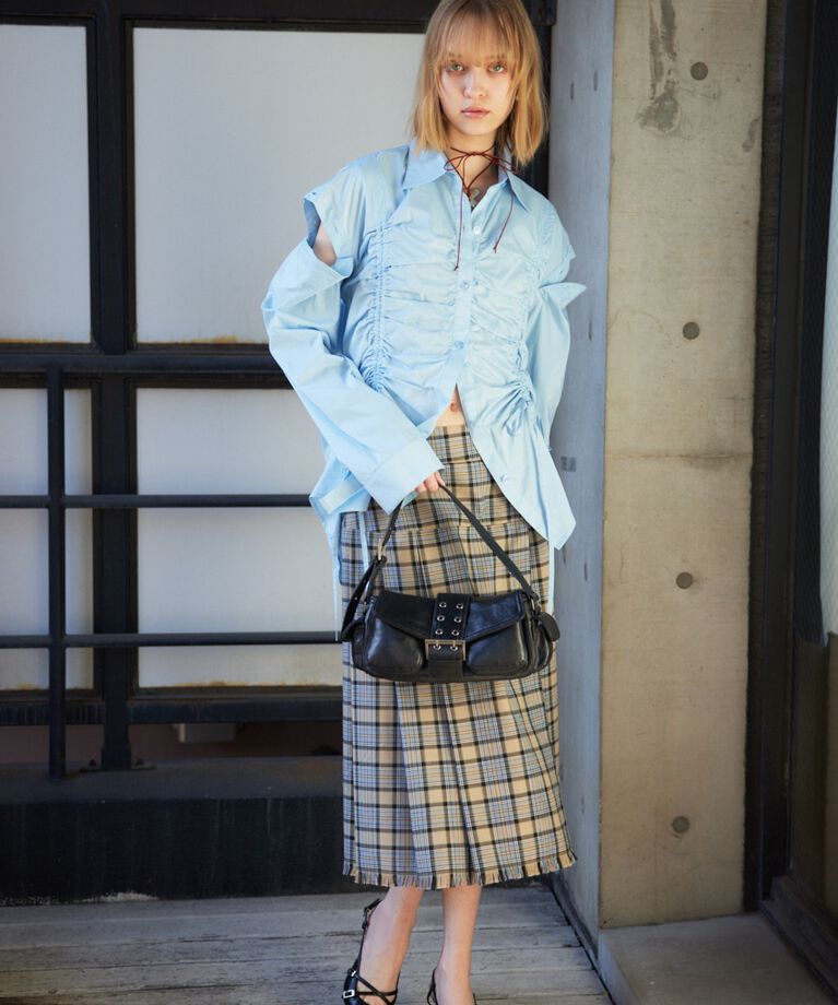 SLY「OPEN SHOULDER DROST シャツ」|シャツ・ブラウス|