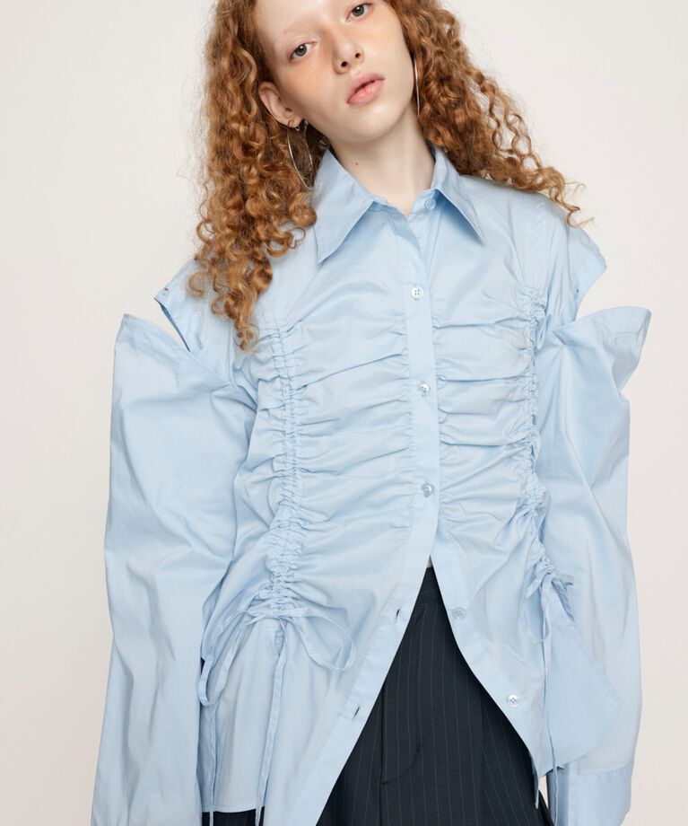 SLY「OPEN SHOULDER DROST シャツ」|シャツ・ブラウス|