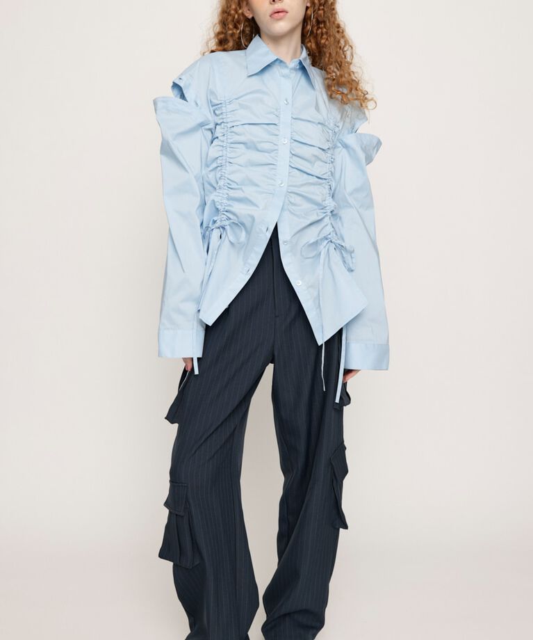 SLY「OPEN SHOULDER DROST シャツ」|シャツ・ブラウス|