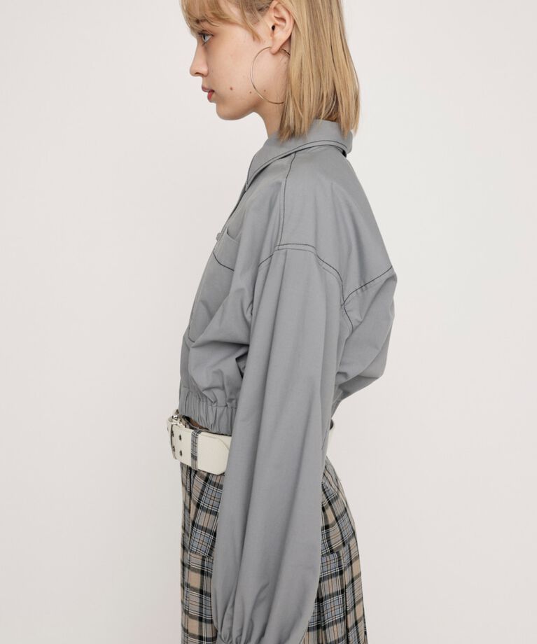 SLY「WAIST BAND CROPPED シャツ」|シャツ・ブラウス|
