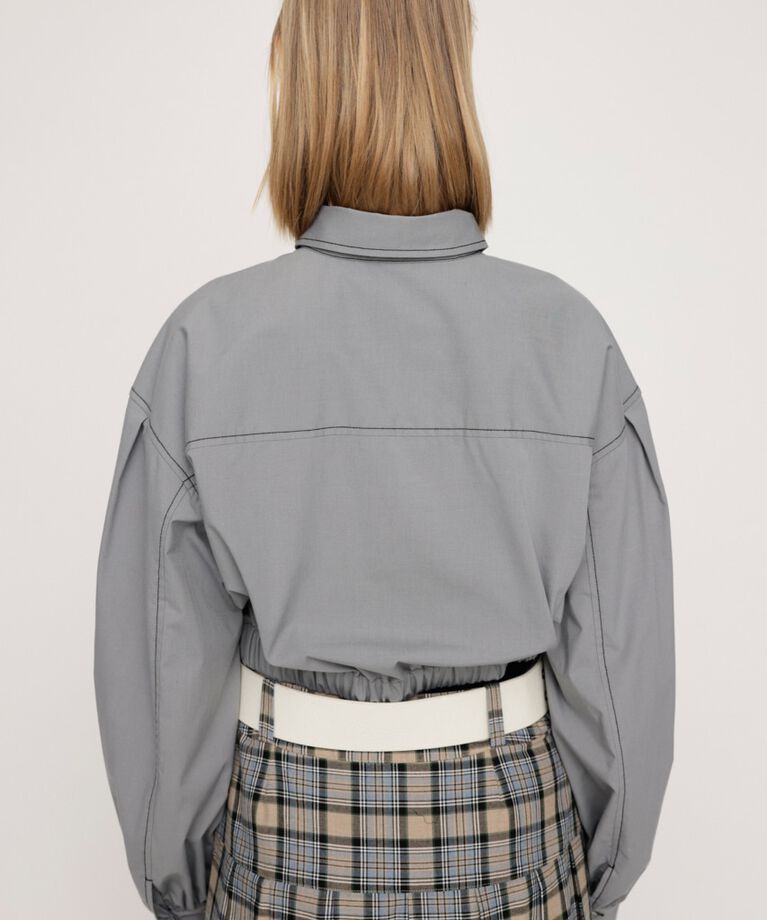 SLY「WAIST BAND CROPPED シャツ」|シャツ・ブラウス|