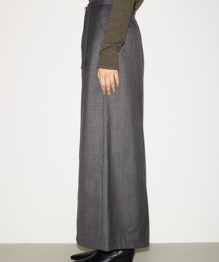 SLY「MANNISH BELTED I LINE ロングスカート」|スカート|