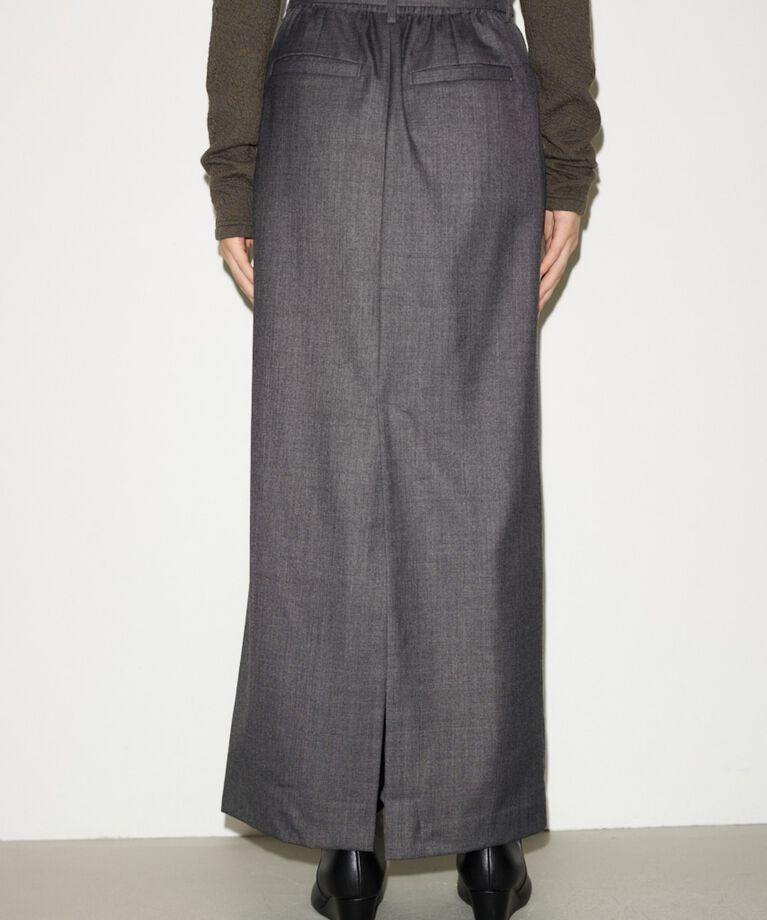 SLY「MANNISH BELTED I LINE ロングスカート」|スカート|