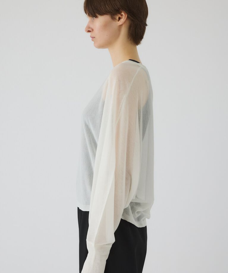 RIM.ARK 「Sheer dolman knit tops」|ニット・セーター|