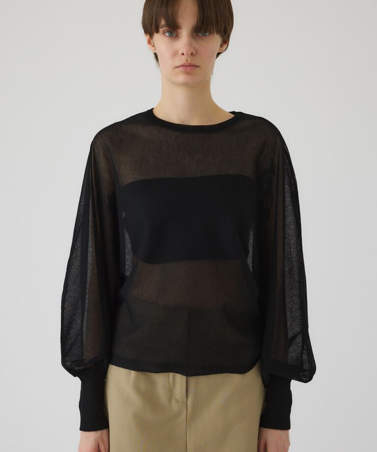 RIM.ARK 「Sheer dolman knit tops」|ニット・セーター|