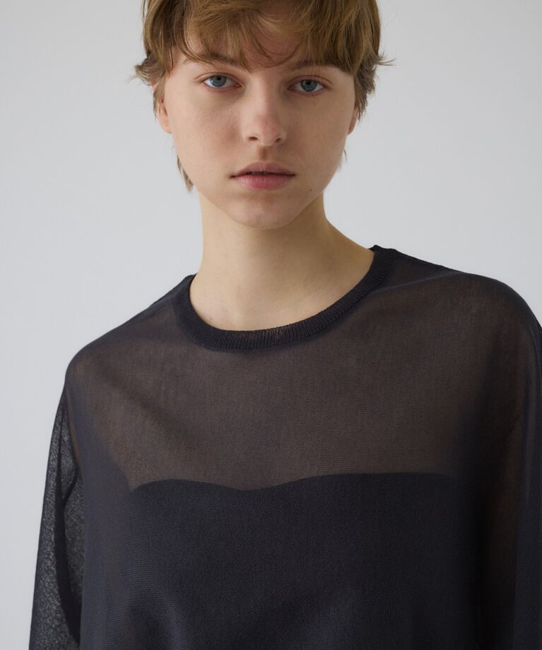 RIM.ARK 「Sheer dolman knit tops」|ニット・セーター|
