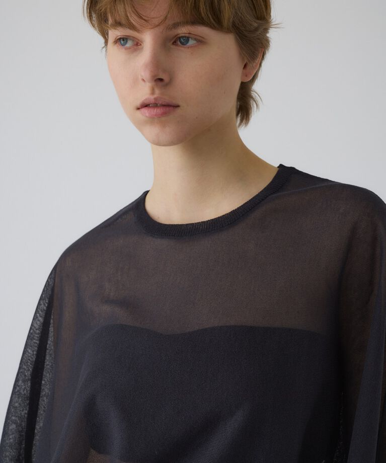 RIM.ARK 「Sheer dolman knit tops」|ニット・セーター|
