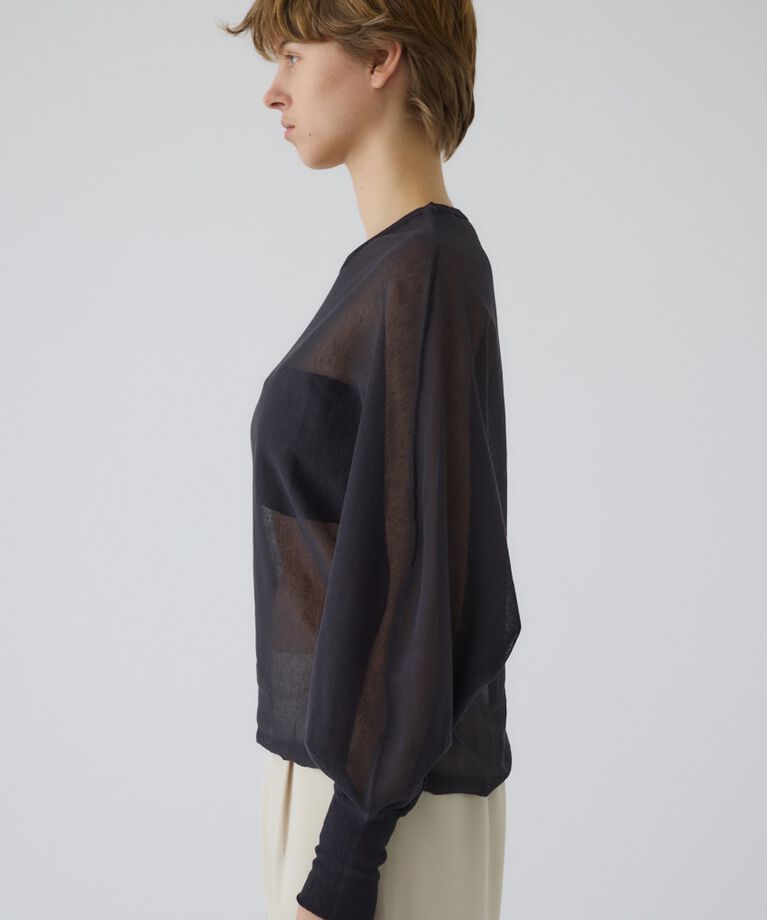 RIM.ARK 「Sheer dolman knit tops」|ニット・セーター|