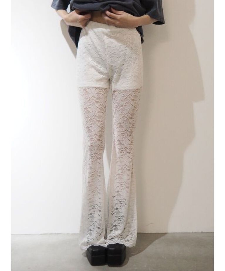 EVRIS「レースフレアパンツ」|その他|