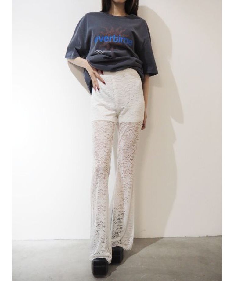 EVRIS「レースフレアパンツ」|その他|