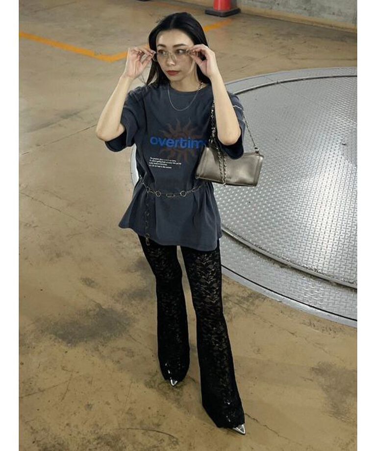 EVRIS「レースフレアパンツ」|その他|