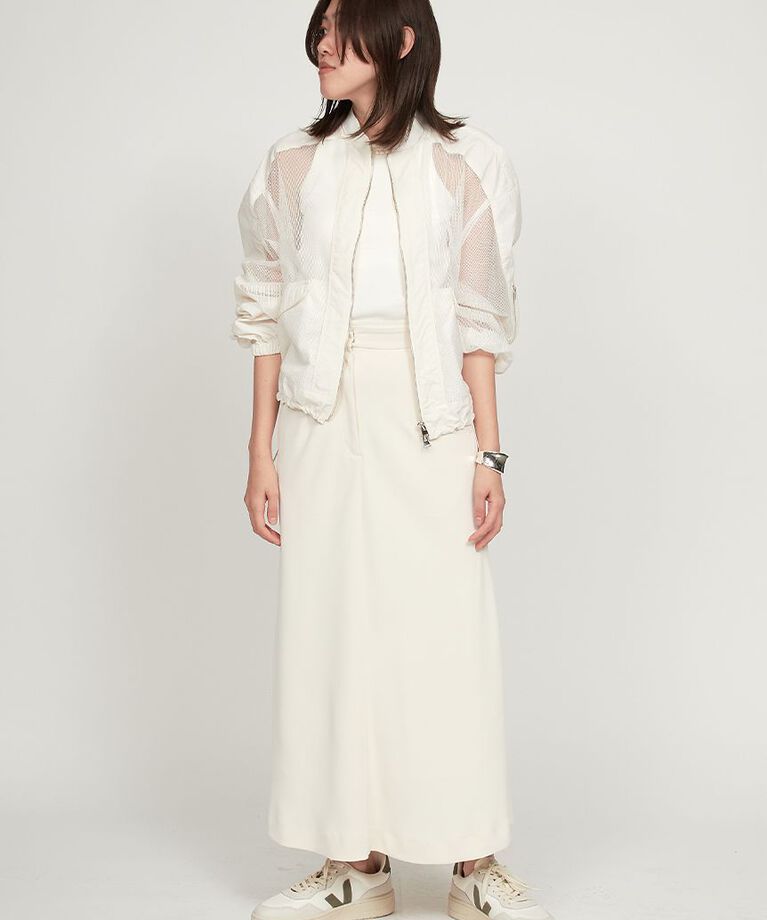 emmi atelier「メッシュブルゾン」|ブルゾン・スタジャン|