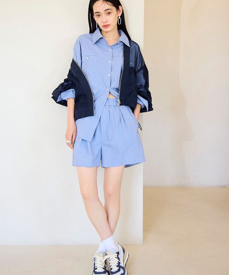 emmi atelier「メッシュブルゾン」|ブルゾン・スタジャン|