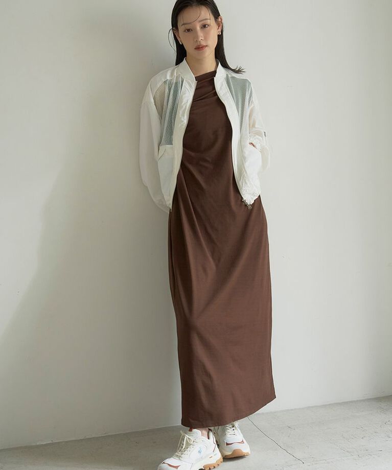 emmi atelier「メッシュブルゾン」|ブルゾン・スタジャン|
