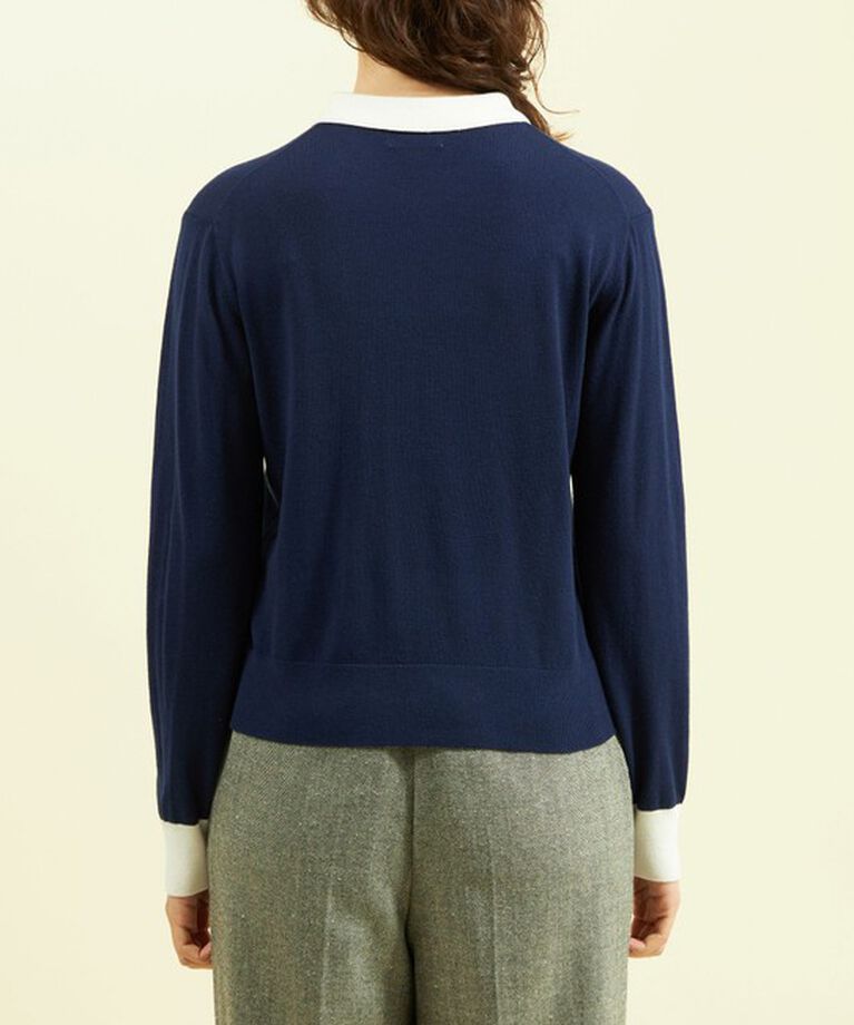 MACKINTOSH PHILOSOPHY「【WEB&一部店舗限定】ウールミックスバイカラーニット」|ニット・セーター|