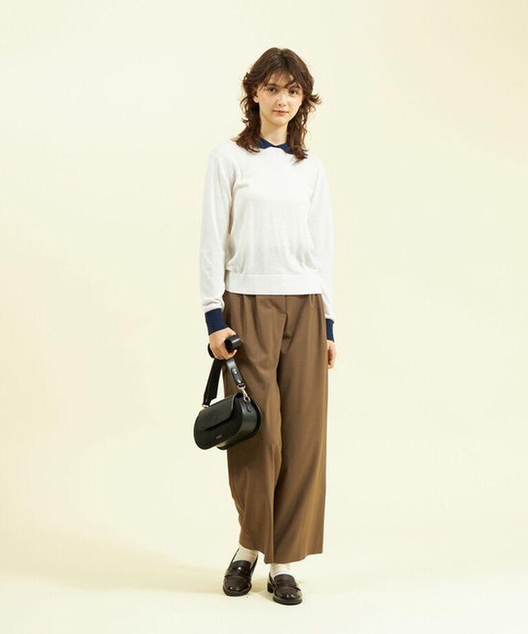 MACKINTOSH PHILOSOPHY「【WEB&一部店舗限定】ウールミックスバイカラーニット」|ニット・セーター|