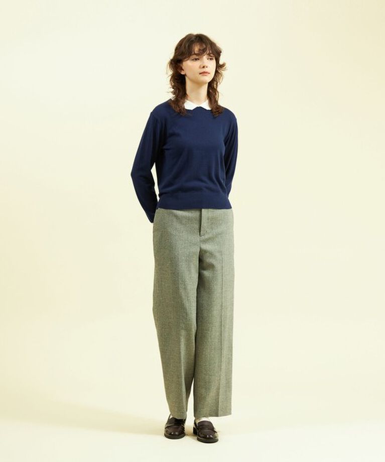 MACKINTOSH PHILOSOPHY「【WEB&一部店舗限定】ウールミックスバイカラーニット」|ニット・セーター|