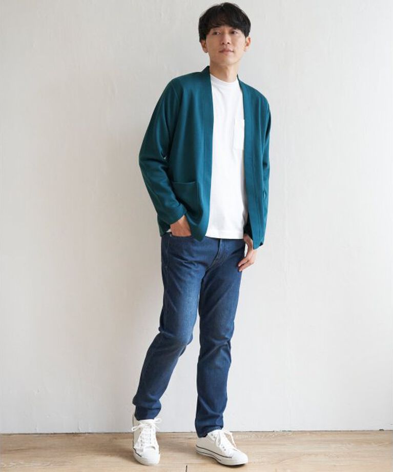 ikka「【2点セット】Vネックカーディガンインナーセット」|カーディガン|