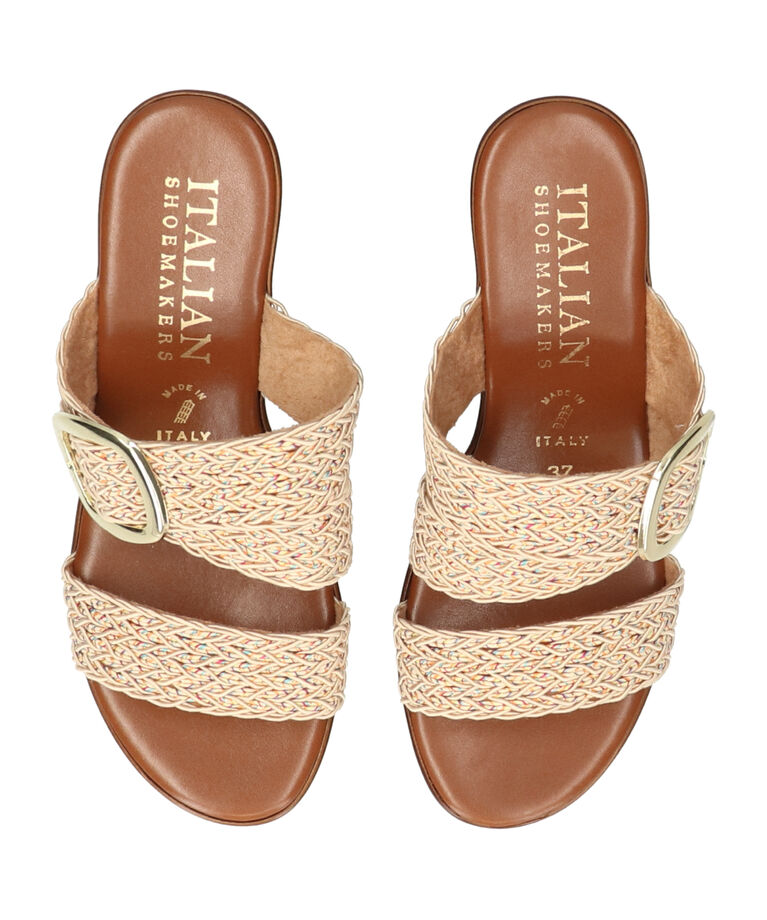 IMPORT SELECT「【ITALIAN SHOEMAKERS】ビッグバックルミュールサンダル(952362)」|サンダル|