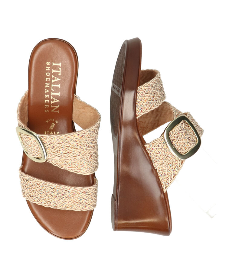 IMPORT SELECT「【ITALIAN SHOEMAKERS】ビッグバックルミュールサンダル(952362)」|サンダル|