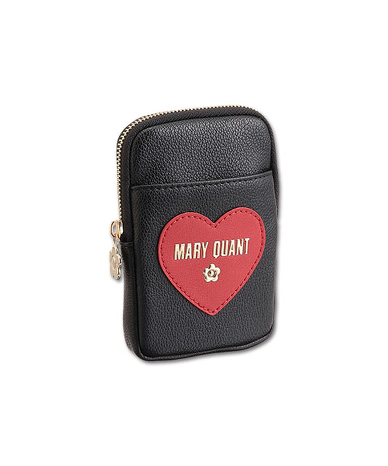MARY QUANT「ロゴインザハート リップポーチ」|ポーチ|