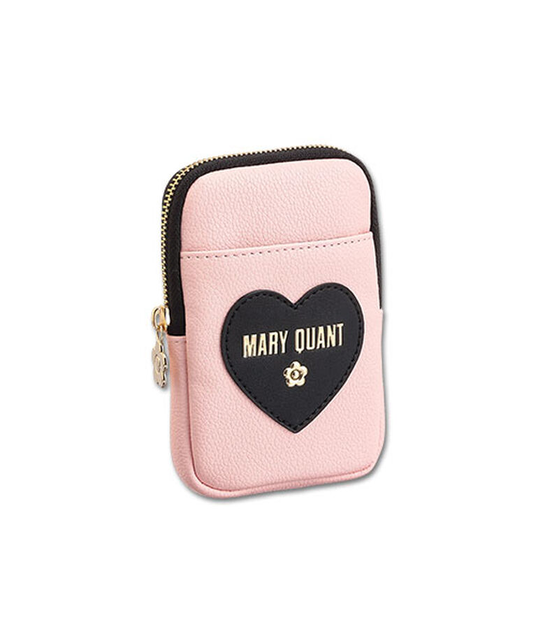 MARY QUANT「ロゴインザハート リップポーチ」|ポーチ|