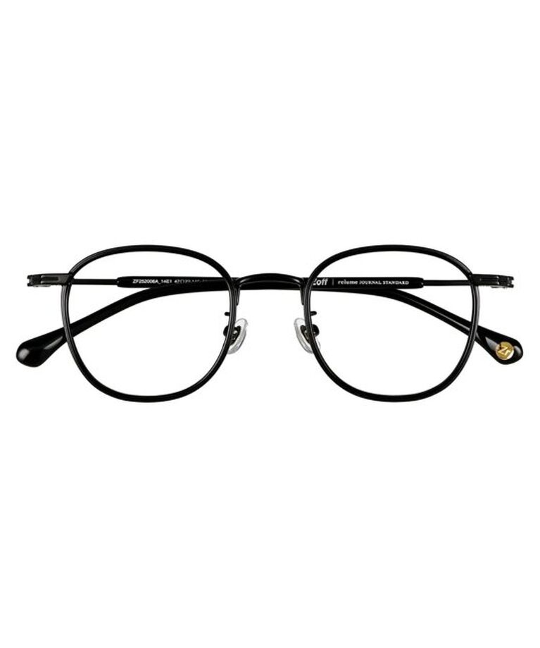  「Zoff｜JOURNAL STANDARD relume ウェリントン型 メガネ メタル ジャーナルスタンダード レンズ交換券付」|メガネ|